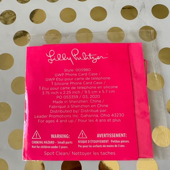 Lilly Pulitzer phone card holder case - Picture 2 of 3